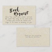 冬ベビー散水 | Snow Flury Bookリクエスト エンクロージャーカード (正面/裏面)