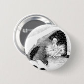 冬ボタンの妖精 缶バッジ (正面&裏面)