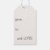 冬ボホモダンクリスマスギフトラベル ギフトタグ (裏面)