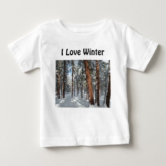 冬ポンデローサ ベビーTシャツ (正面)