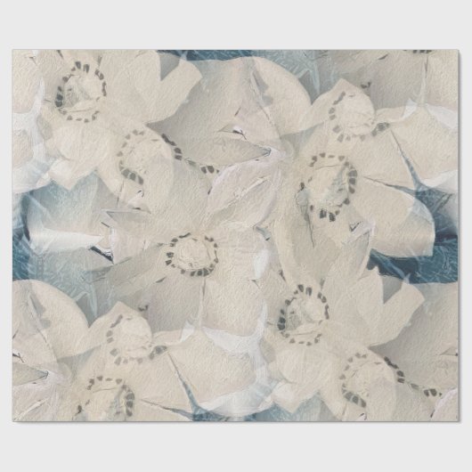 冬マグノリア ラッピングペーパー (フラット)