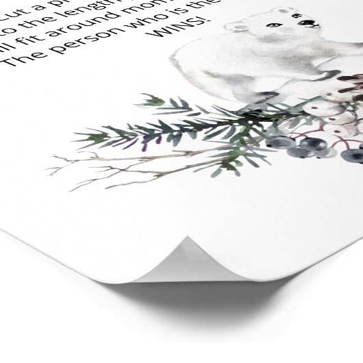 冬ママの腹のゲームはどれくらい大きい ポスター (角)