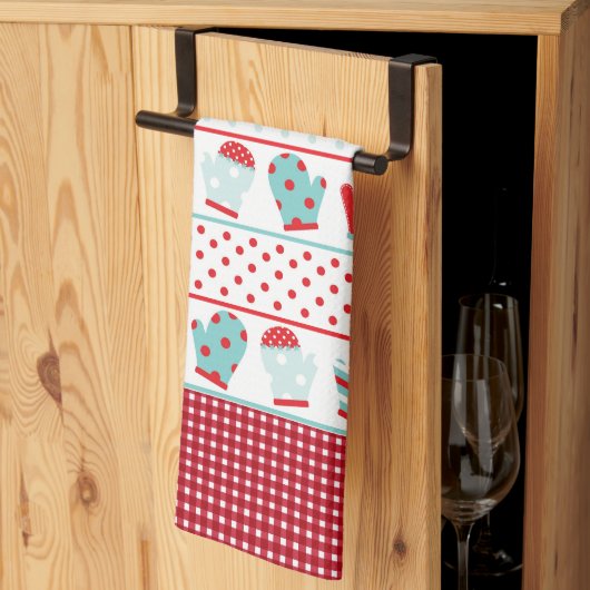 冬ミトン超繊維キッチンタオル キッチンタオル (三つ折り)