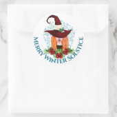 冬メリー至コージーホリデーウィッチハット ラウンドシール (バッグ)