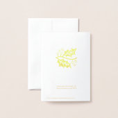 冬メリー至! 箔カード (裏面封筒付き)