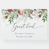 冬モダンはクリスマス結婚の ゲストブック (正面)