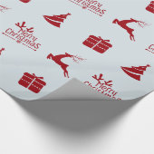 冬モダンミニマルの祝祭 ラッピングペーパー (コーナー)
