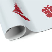 冬モダンミニマルの祝祭 ラッピングペーパー (ロールコーナー)