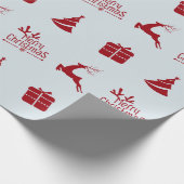 冬モダンミニマルの祝祭 ラッピングペーパー (角)
