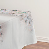 冬モダン白クリスマスツリー テーブルクロス (インサイチュ)