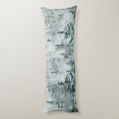 冬モダン緑松の森ファミリーモノグラム ボディピロー (裏面 (縦))