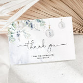 冬ユーカリブライダルシャワー感謝していユー カード