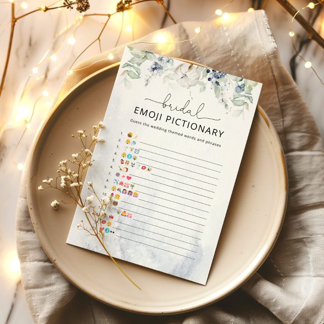 冬ユーカリブライダルシャワー絵文字 (クリエイターアップロード済み)