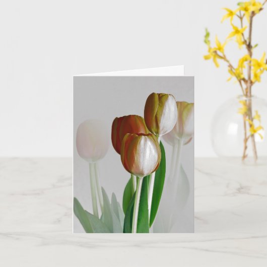 冬ライト カード (黄色い花)