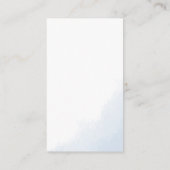 冬リス赤ちゃんシャワーおむつラッフル エンクロージャーカード (裏面)