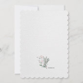 冬リース宗教招待状 招待状 (裏面)