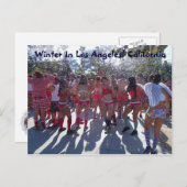 冬ロサンゼルスはがき! ポストカード (正面/裏面)
