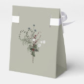 冬ワイルドフラワーガーデン開花ベビーシャワー フェイバーボックス (裏面サイド)