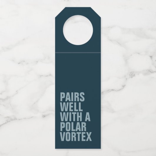 冬ワインと極渦を組おもしろいむ ボトルネックタグ (正面)