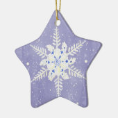 冬ワンダーランドスノースシーズンパインツリーズオーナメント セラミックオーナメント (左)