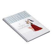 冬ワンダーランドスパイラルノート ノートブック (右側)