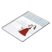 冬ワンダーランドスパイラルノート ノートブック (左側)