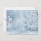 冬ワンダーランドブランチブルーリハーサルディナー 招待状 (裏面)