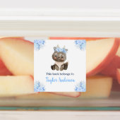 冬ワンダーランド北極動物キッズ蔵書票 ラベル (貼付)