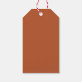 冬ワンダーランド赤ちゃんシャワーありがとうギフトラベル ギフトタグ (裏面)