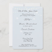 冬ワンダーランドSweet sixteen白雪灯 招待状 (裏面)