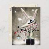 冬ンドグのクリスマスはがき シーズンポストカード (正面/裏面)