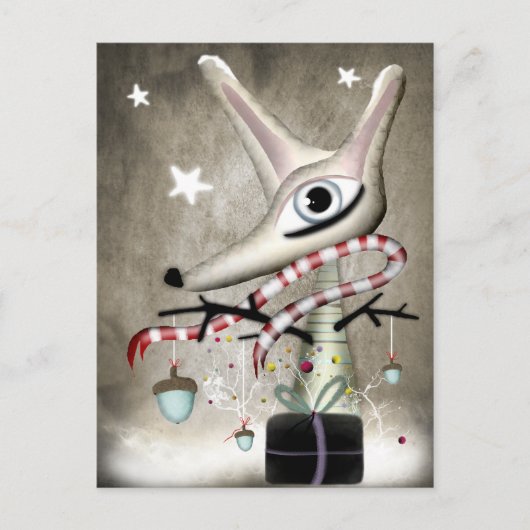 冬ンドグのクリスマスはがき シーズンポストカード (正面)