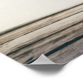 冬中国ののニレ盆栽 ポスター (角)