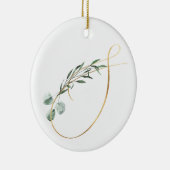 冬休みイニシャルオーナメント セラミックオーナメント (右)