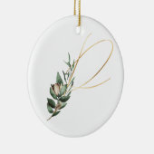 冬休みイニシャルオーナメント セラミックオーナメント (右)