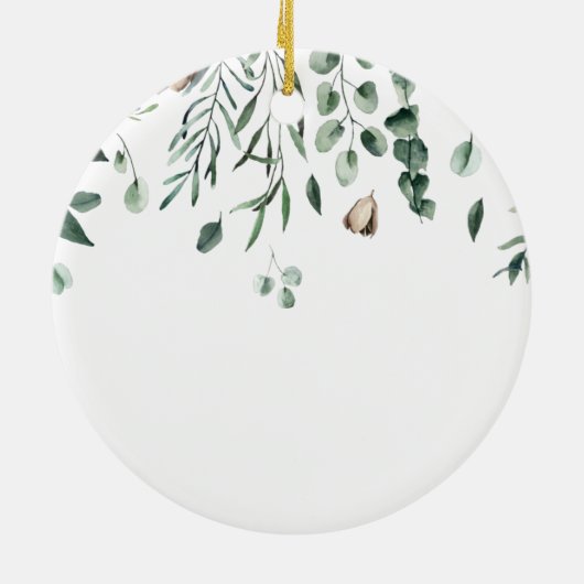 冬休みイニシャルオーナメント セラミックオーナメント (裏面)