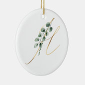 冬休みイニシャルオーナメント セラミックオーナメント (右)