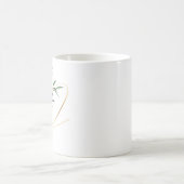 冬休みイニシャルマグ コーヒーマグカップ (中央)