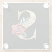 冬休みイニシャルレターS ガラスコースター (裏面)