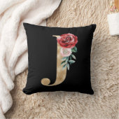 冬休みイニシャルJ クッション (ブランケット)