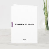 冬休みカード シーズンカード (裏面)