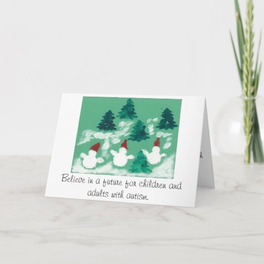 冬休みカード シーズンカード (正面)