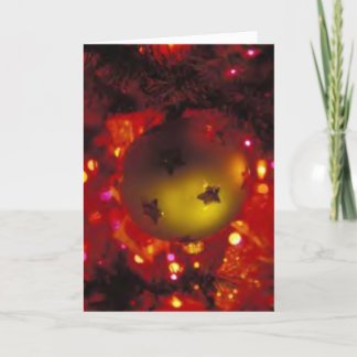 冬休みカード: "1匹のオーナメント" シーズンカード