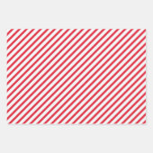 冬休み深紅色ラッピング紙セット3 ラッピングペーパーシート (正面2)