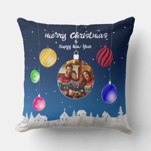 冬休み クッション (正面)