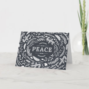 冬休素朴みグリーティングカード シーズンカード