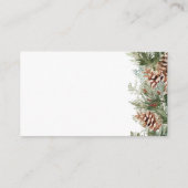 冬休結婚みカード エンクロージャーカード (裏面)