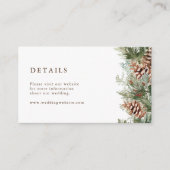 冬休結婚みカード エンクロージャーカード (正面)