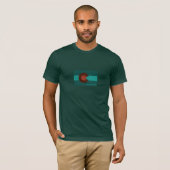 冬公園、コロラド州-森林 Tシャツ (正面フル)