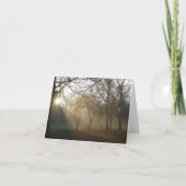 「冬公園」Notecard カード (正面)